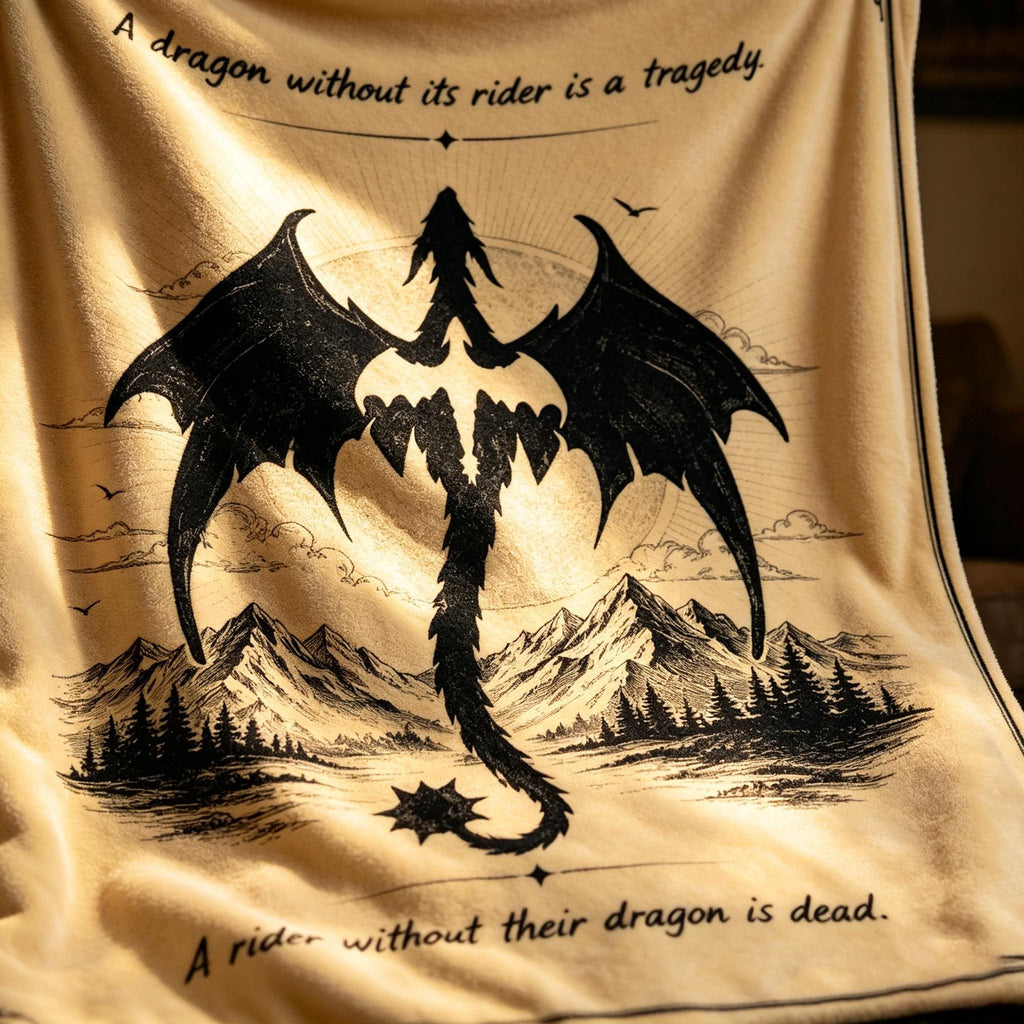Fourth Wing Tapestry, Dragon Rider Blanket, Empyrean Series Art, Fantasy Wall Hanging, Bookish Gift