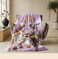 Hotel transylvania print kids blanket single blanket car blanket Customized name lunch break blankets halloween gift