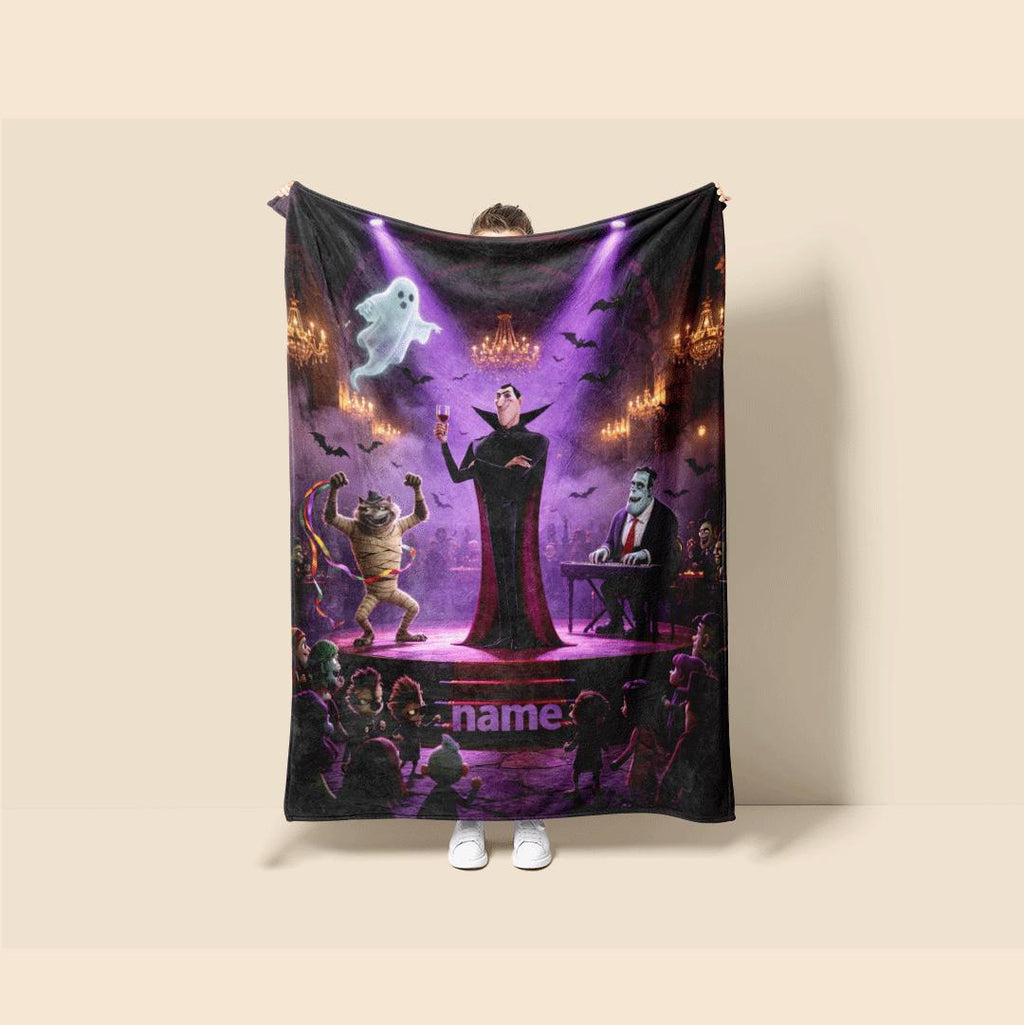 Monster stage print single blanket hotel blanket dorm single blanket Customized name air conditioning blankets surprise gift