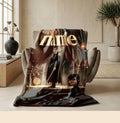 Stage show print sofa blanket kids blanket car blanket Customized name lunch break blankets theme party gift
