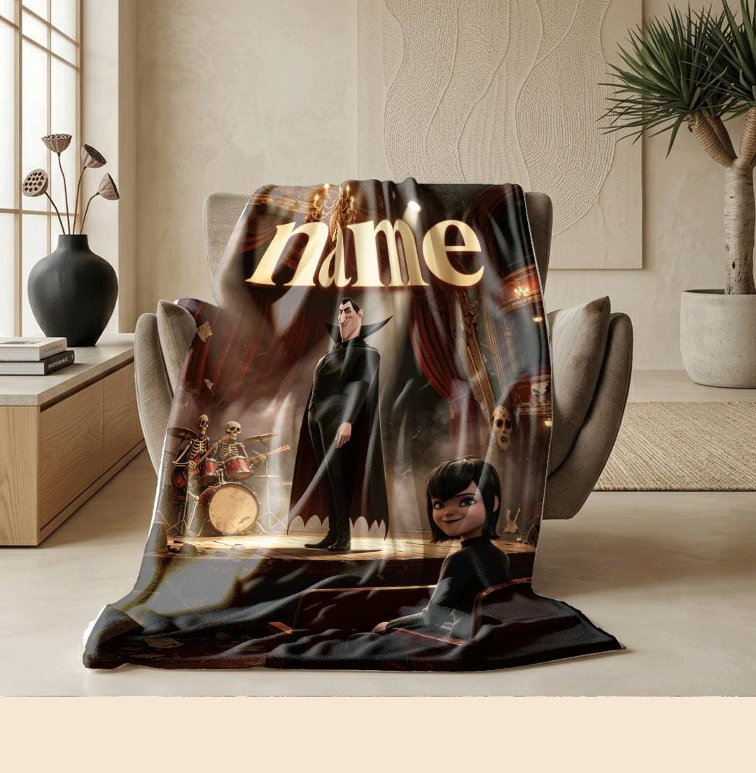 Stage show print sofa blanket kids blanket car blanket Customized name lunch break blankets theme party gift