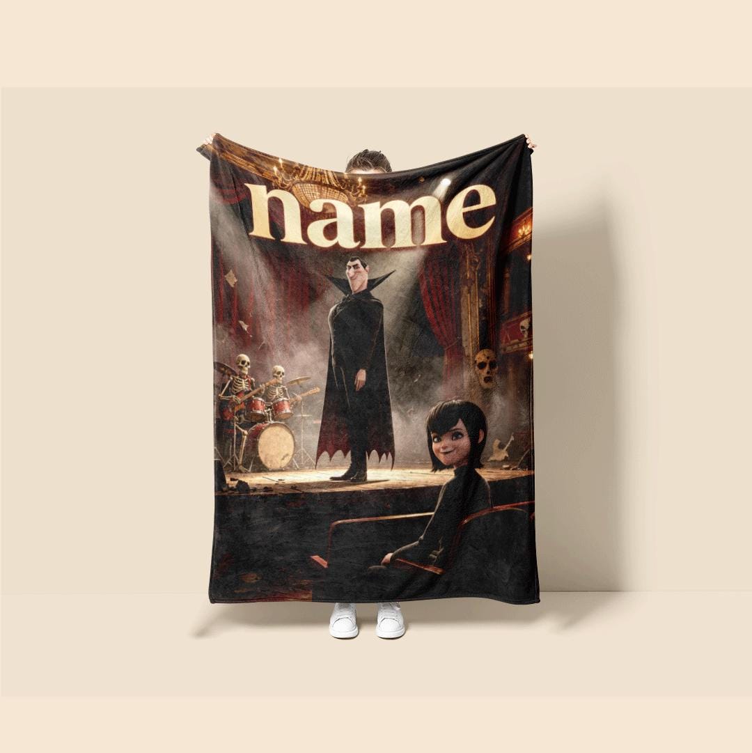 Stage show print sofa blanket kids blanket car blanket Customized name lunch break blankets theme party gift