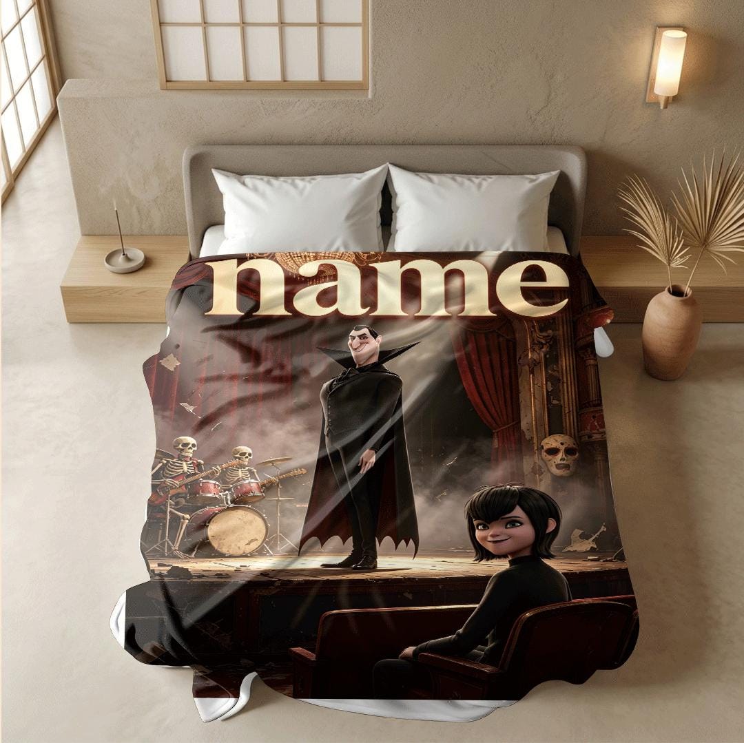 Stage show print sofa blanket kids blanket car blanket Customized name lunch break blankets theme party gift