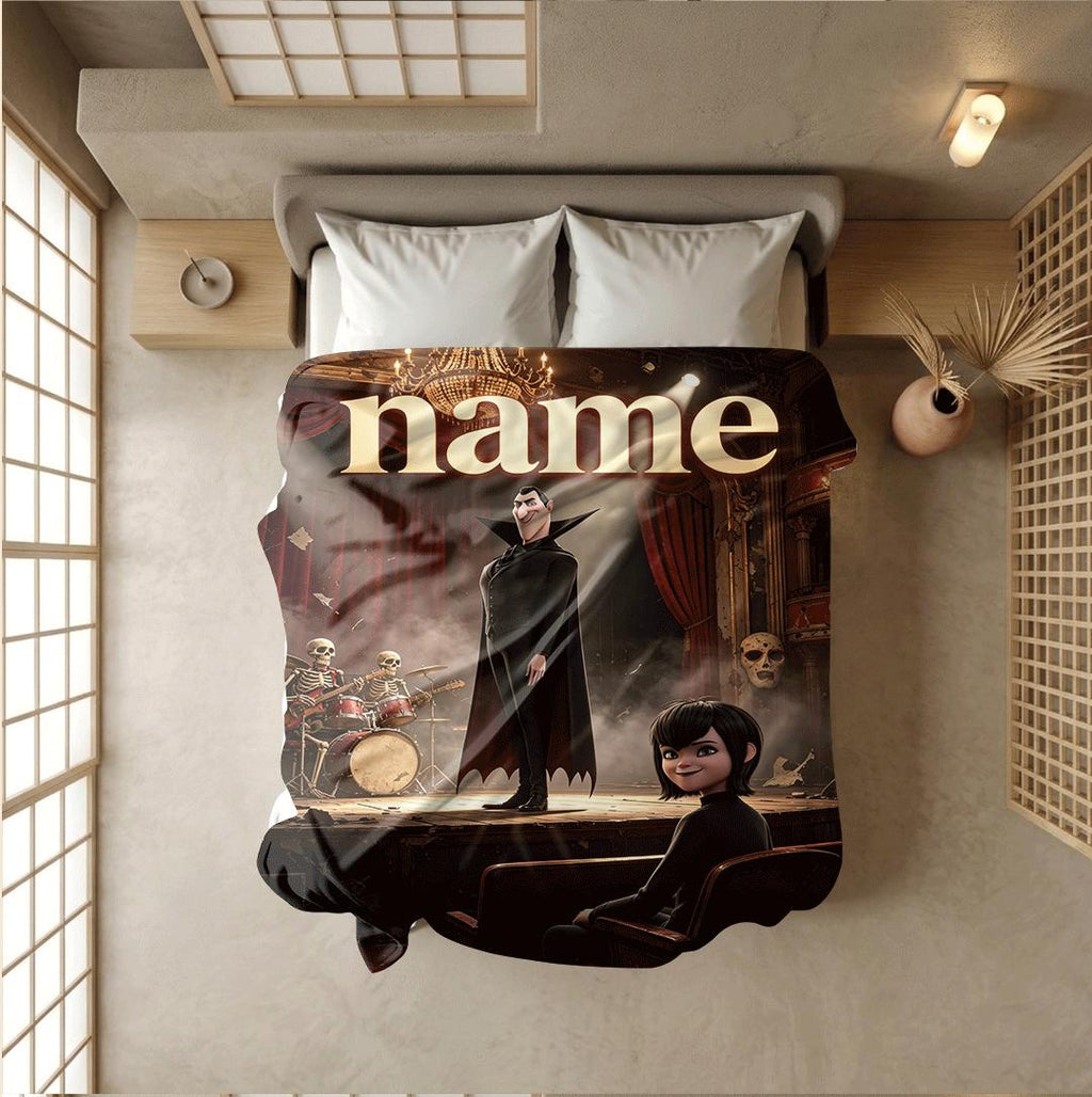 Stage show print sofa blanket kids blanket car blanket Customized name lunch break blankets theme party gift