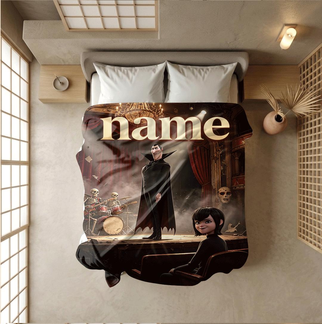 Stage show print sofa blanket kids blanket car blanket Customized name lunch break blankets theme party gift