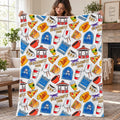 Gilmore Girls Blanket, Stars Hollow Cozy Throw, Luke's Diner Dragonfly Inn Blanket, Coffee Lover TV Show Fan Gift