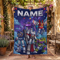 Customizable Transformers Decepticon Army Blanket, Megatron Kids Fleece Throw