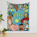Custom Blanket Soft Throw, Toy Nursery Throw, Baby Shower Keepsake Gift