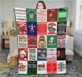 National Christmas Vacation Fleece Blanket, Holiday Movie Throw, Clark Family Xmas, Christmas Movie Watching Blanket, Gift for Movie Lover