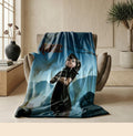 Hotel Transylvania Mavis solo print cartoon blanket lovely single blanket portable blanket Customized name nap blankets souvenir gift