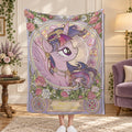 My Little Pony Blanket , Magical Pony Fleece Blanket, Cute Character Throw Blanket, Kids Birthday Gift, Cozy Blanket for Girls