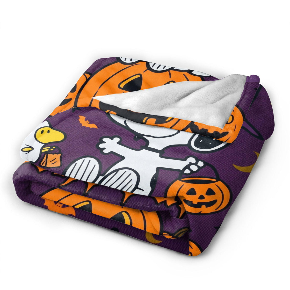 Personalized Halloween Witch Hound Flannel Blanket, Custom Midnight Comic Dog Throw, Flying Broom Spooky Bedding, Fall Gift for Pet Lovers