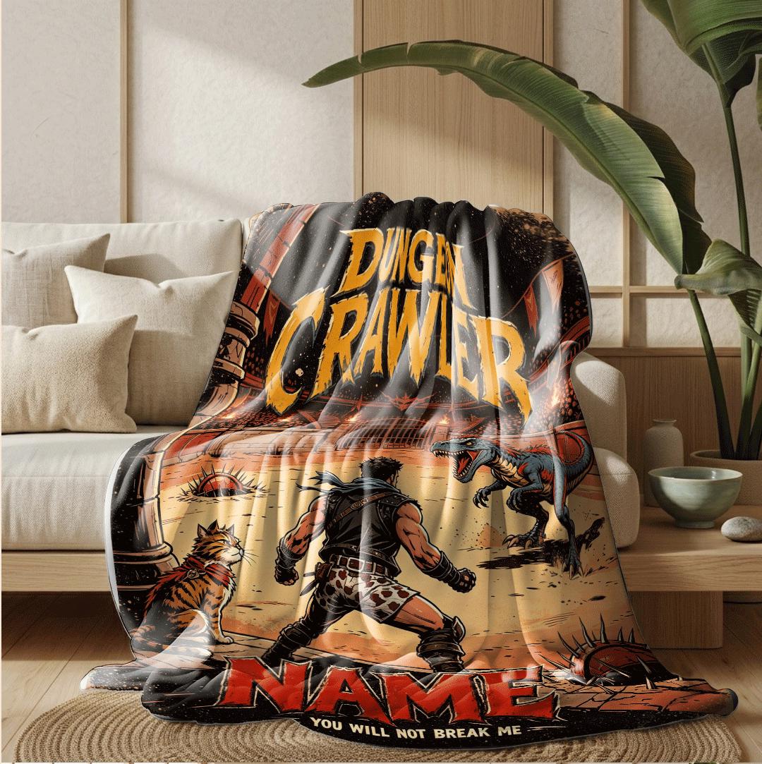 Dungeon Crawler arena cartoon print kids blanket hotel blanket pet blanket all-season blankets holiday gift decor