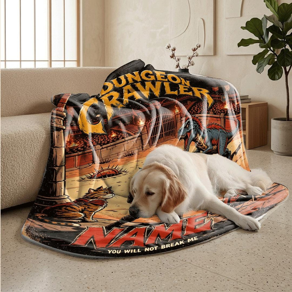 Dungeon Crawler arena cartoon print kids blanket hotel blanket pet blanket all-season blankets holiday gift decor