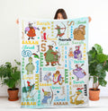 Personalized Disney Robin Hood Blanket, Custom Name Robin Hood Alan A Dale Oo-De-Lally Golly Blanket, Disney Gift for Kids, Baby Shower Gift
