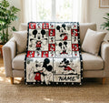 RetroMickey Blanket Soft Throw Personalized Name Special Present