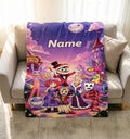 TADC Candy Carnival Blanket Soft Throw, Custom Name Child Gift