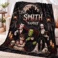 Horror Movie Fleece Blanket, Halloween Horror Villains Blanket, Spooky Halloween Throw Blanket, Scary Movie Lover Gift, Gothic Decor Blanket