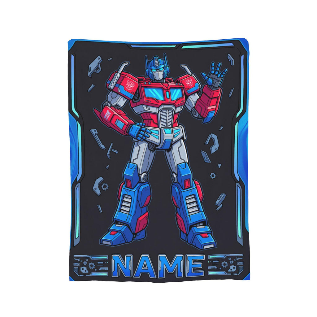 Customizable Transformers Optimus Prime Blanket, Armor Hangar Kids Throw