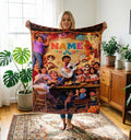 Custom Name Coco Soft Throw Blanket, Personalized Cartoon Design, Ideal Birthday Gift for Kids