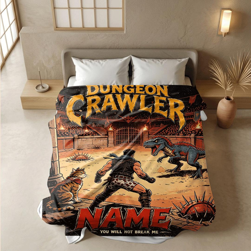Dungeon Crawler arena cartoon print kids blanket hotel blanket pet blanket all-season blankets holiday gift decor