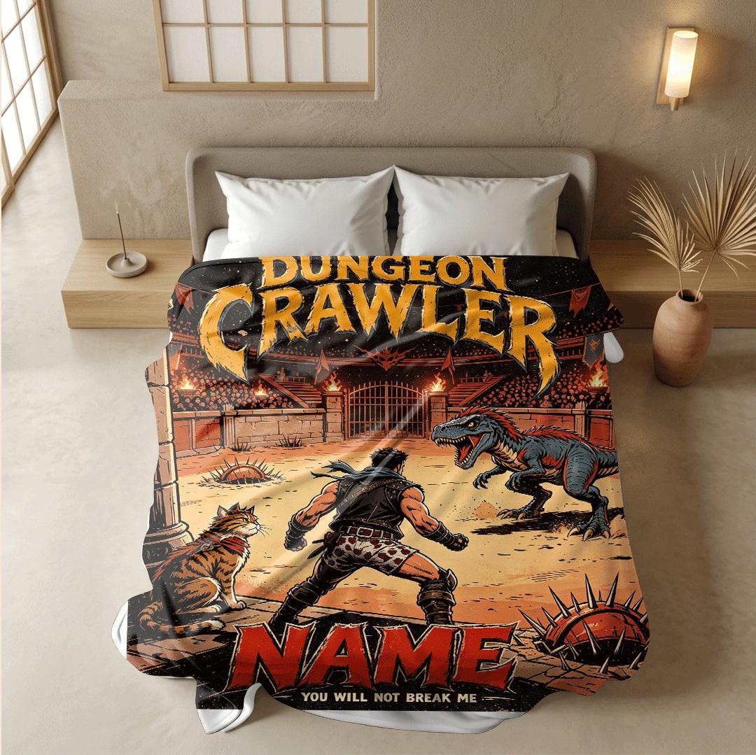 Dungeon Crawler arena cartoon print kids blanket hotel blanket pet blanket all-season blankets holiday gift decor