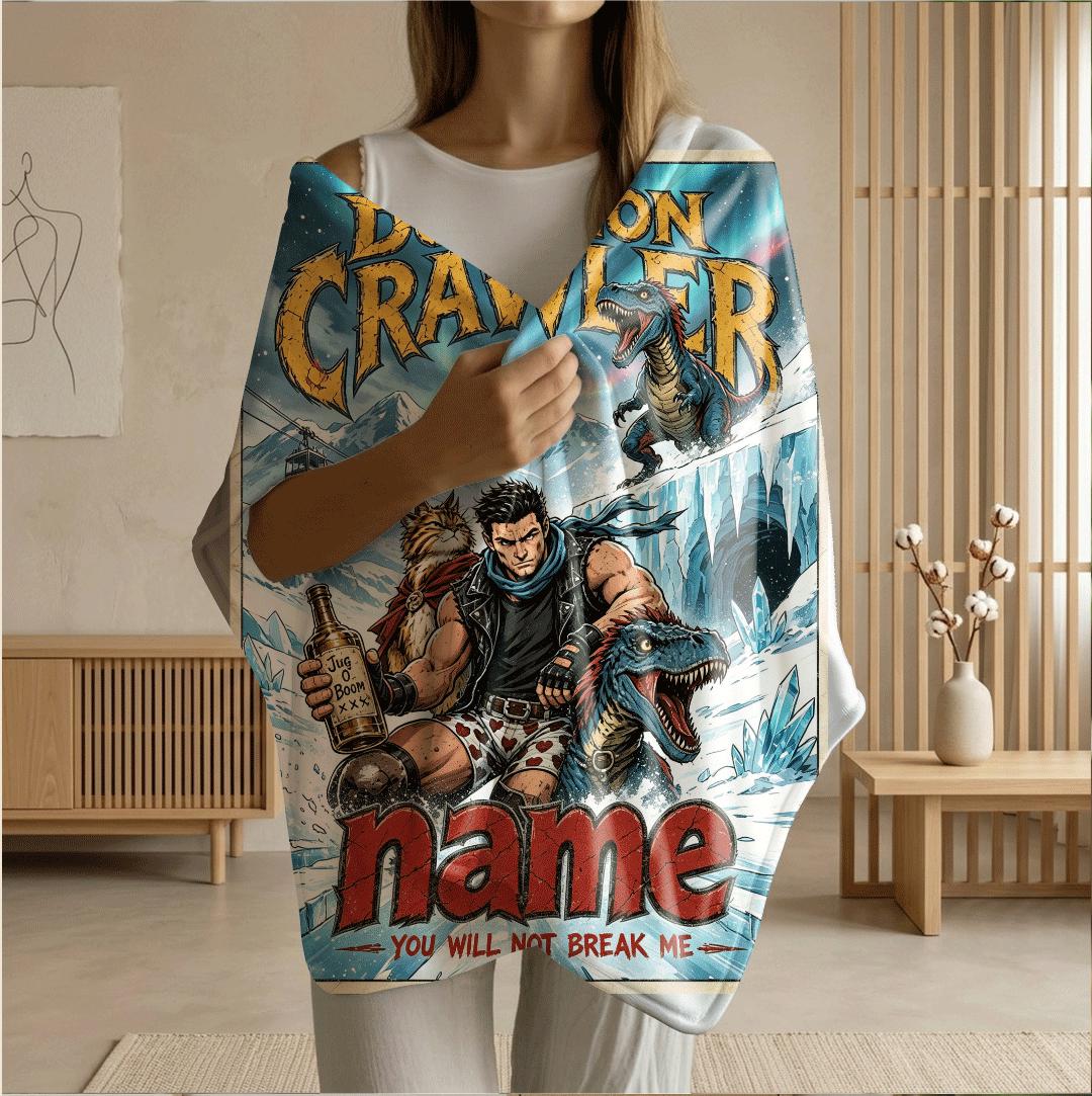 Dungeon Crawler cave comic print single blanket dorm blanket portable blanket Customized name sofa blankets birthday gift decor