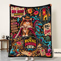 Fantasy Gamer Dungeon Crawler Carl Blanket, LitRPG Fantasy Throw, Gamer Book Lover Blanket, Cozy Geeky Reader Couch Blanket, Plush Nerd Gift