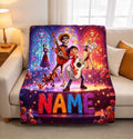 Custom Name Disney Coco Blanket Soft Throw Cozy Children Keepsake Gift