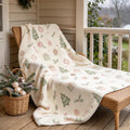 Christmas Tree Blanket, Holiday Gift Throw, Cozy Winter Flannel, Festive Home Decor, Gift for Her Mom
