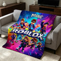 Personalized Blanket Soft Throw Roblox Crew Art, Vibrant Birthday Keepsake Gift